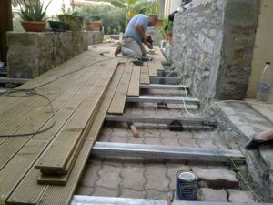 Wooden floors - external